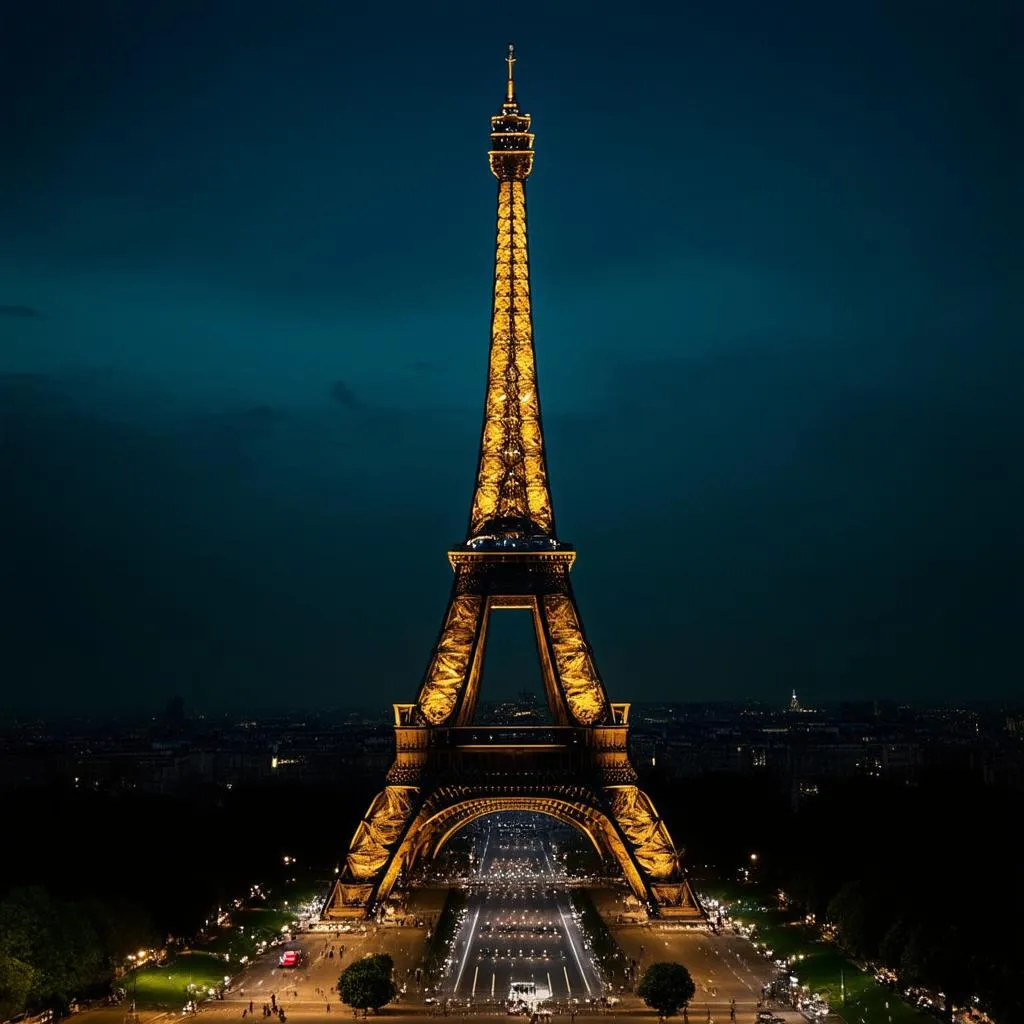 Eiffel Tower at Night