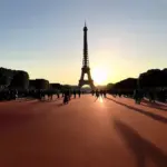 Eiffel Tower at Sunset