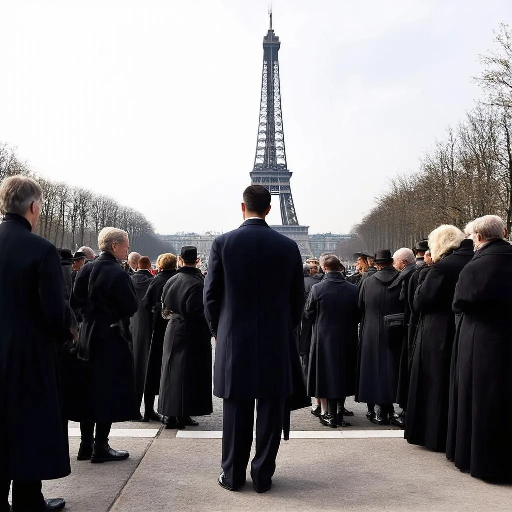 Eiffel Tower Time Traveler