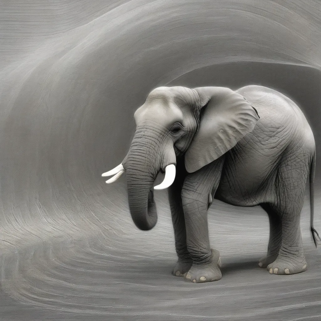 Elephant Communicating With Infrasound