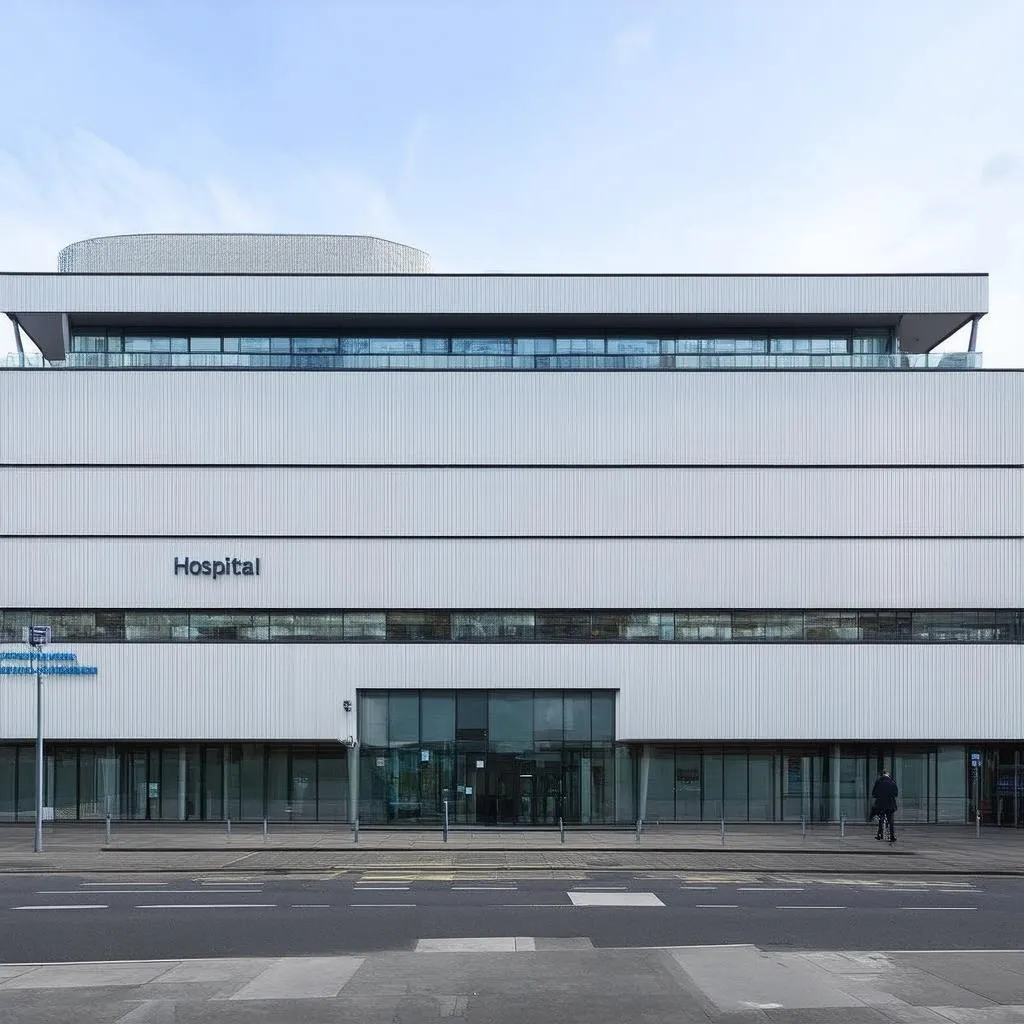 Modern Hospital Building in England