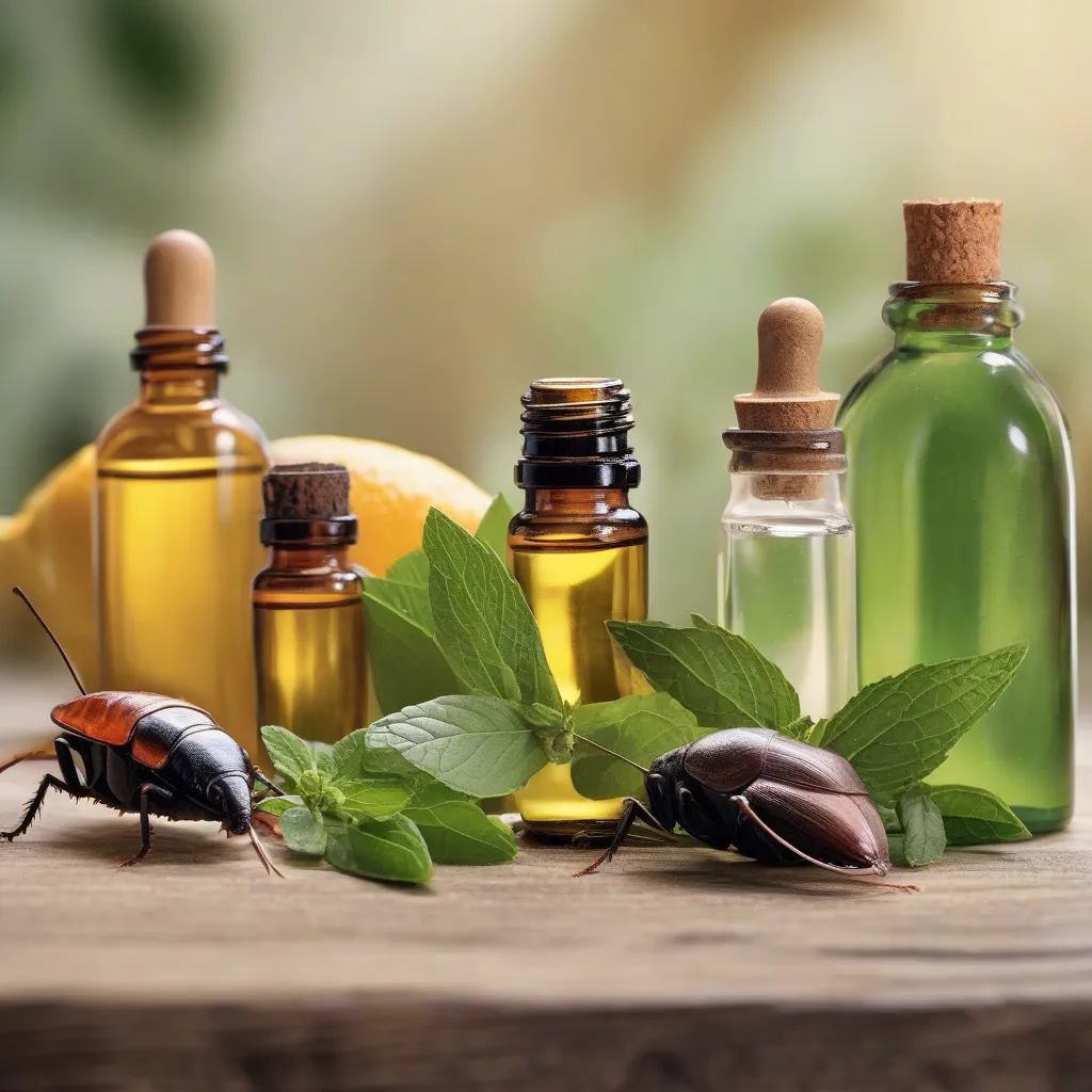 Essential oils repelling roaches