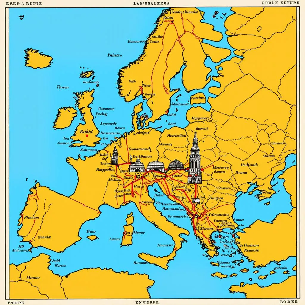 Europe Travel Map