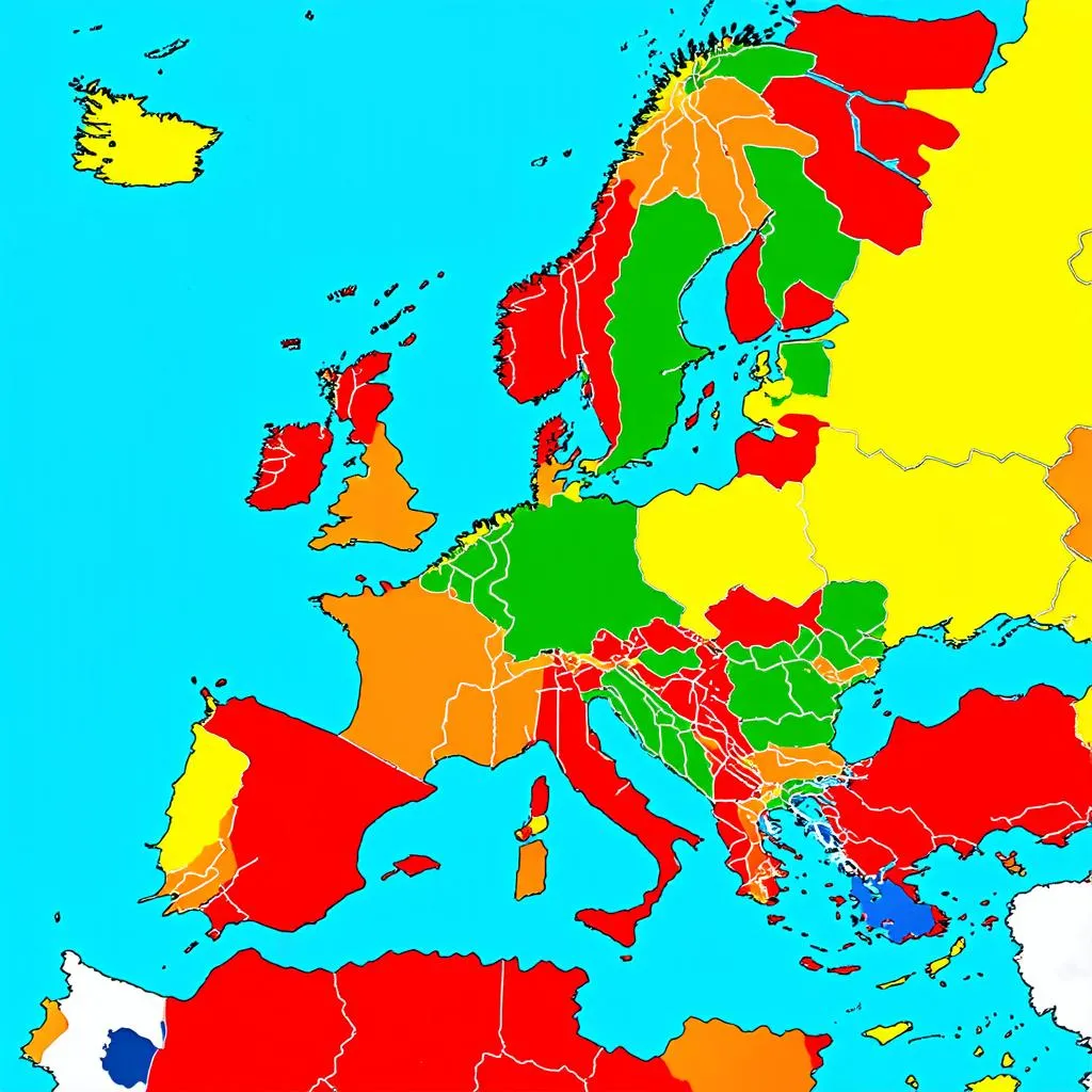 European Travel Map