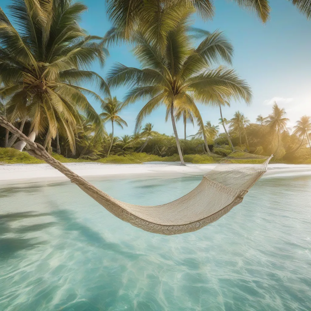 Relaxing on a Tropical Beach