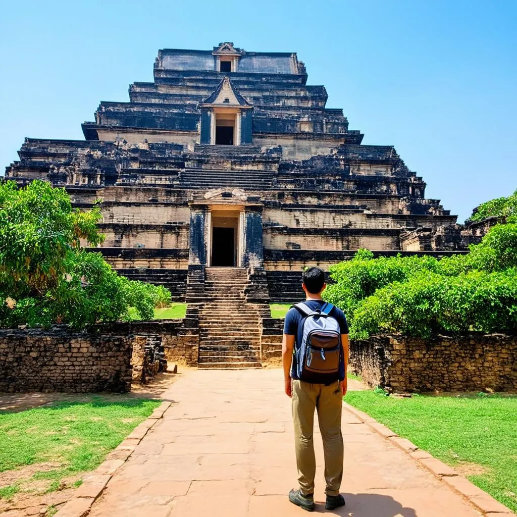 Exploring an Ancient Temple