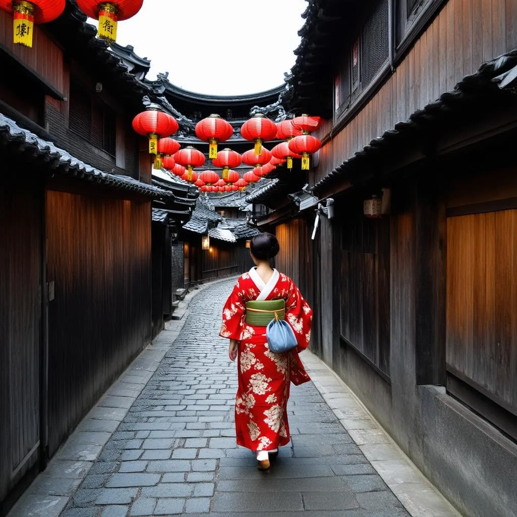 Exploring Kyoto, Japan