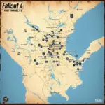 Fast Travel Map in Fallout 4