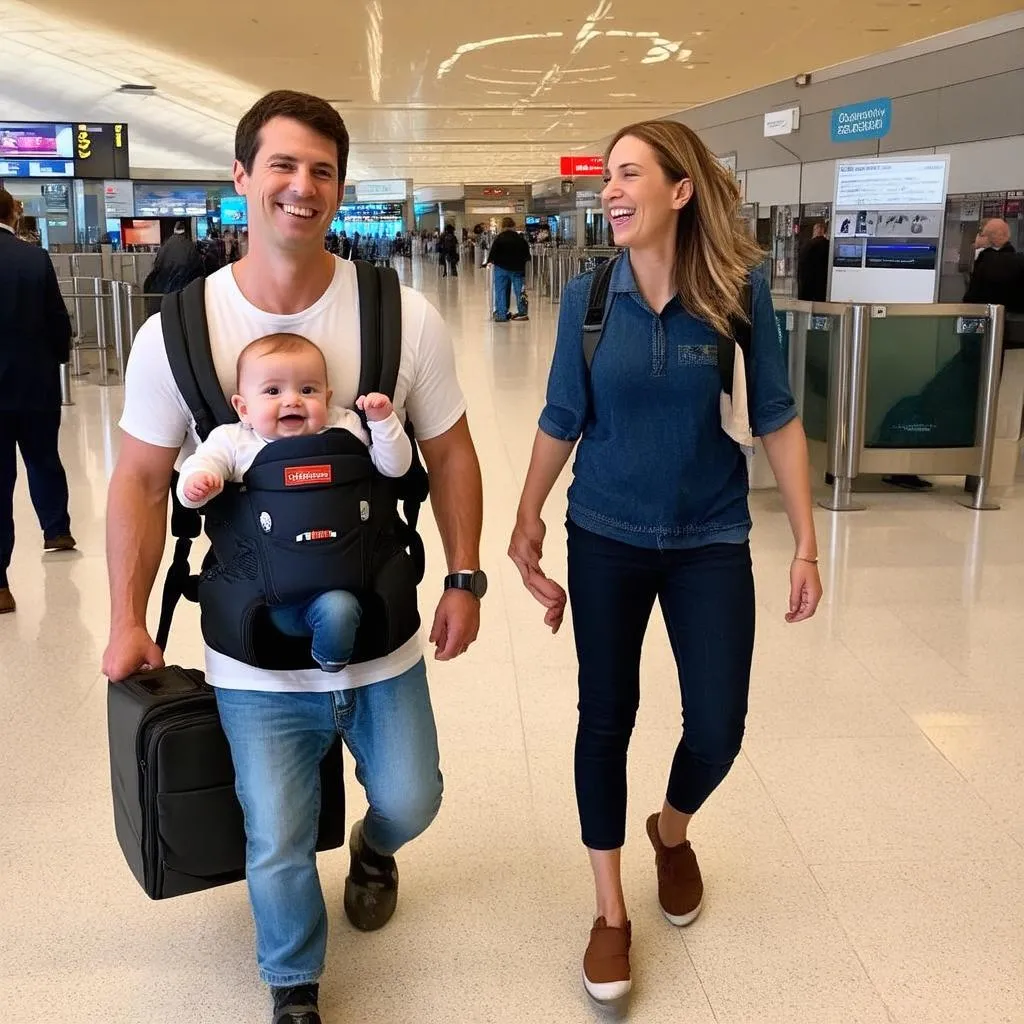  Family at the Airport