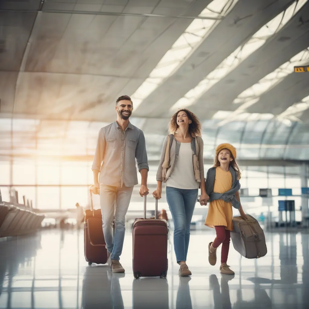 Family at Airport