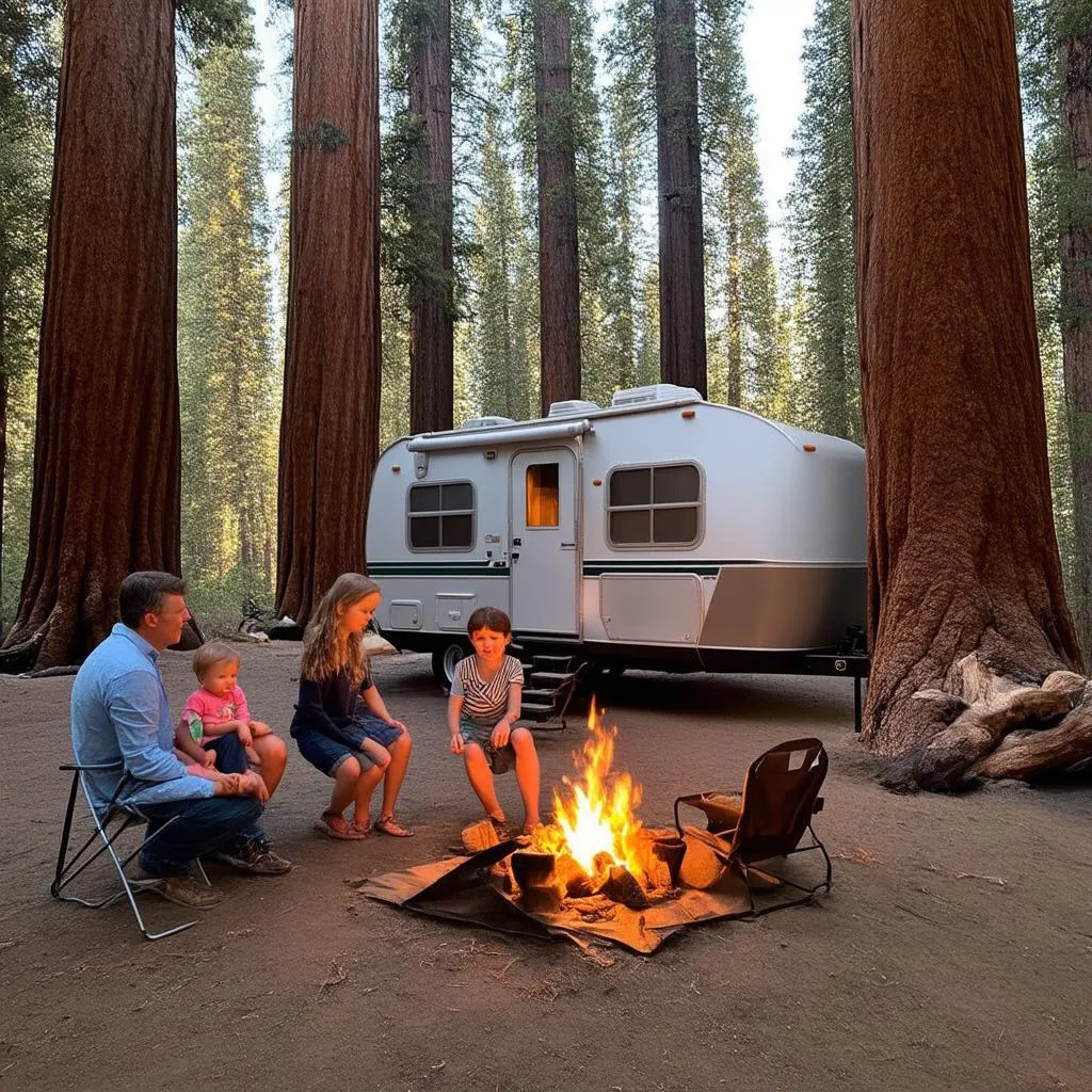 Camping with Travel Trailer