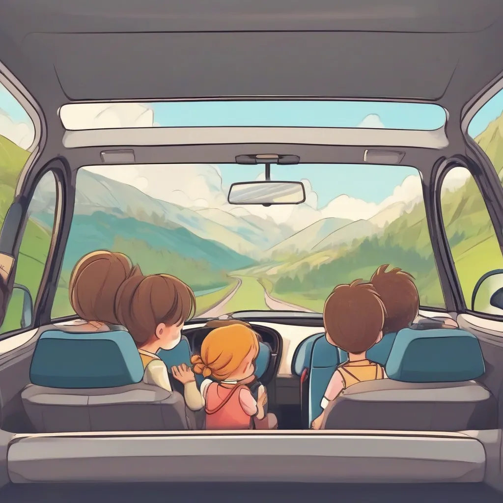 Family in Car 