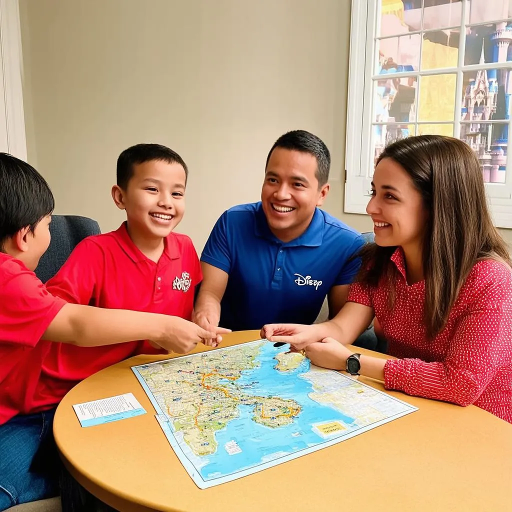 Family Meeting Disney Travel Agent