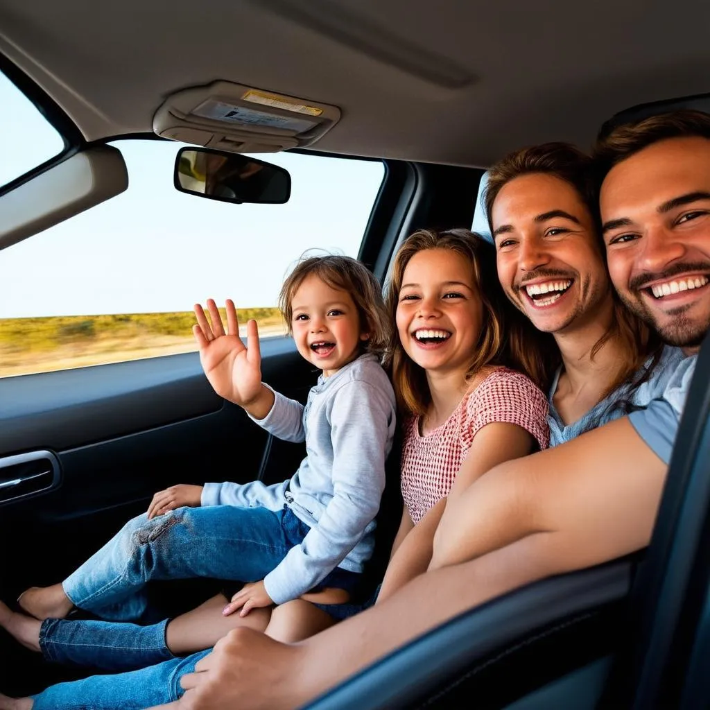 Family on Road Trip