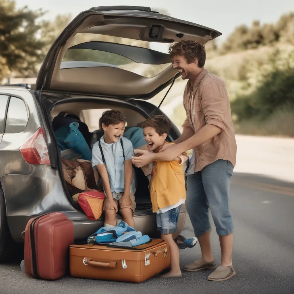 Family Packing for Road Trip