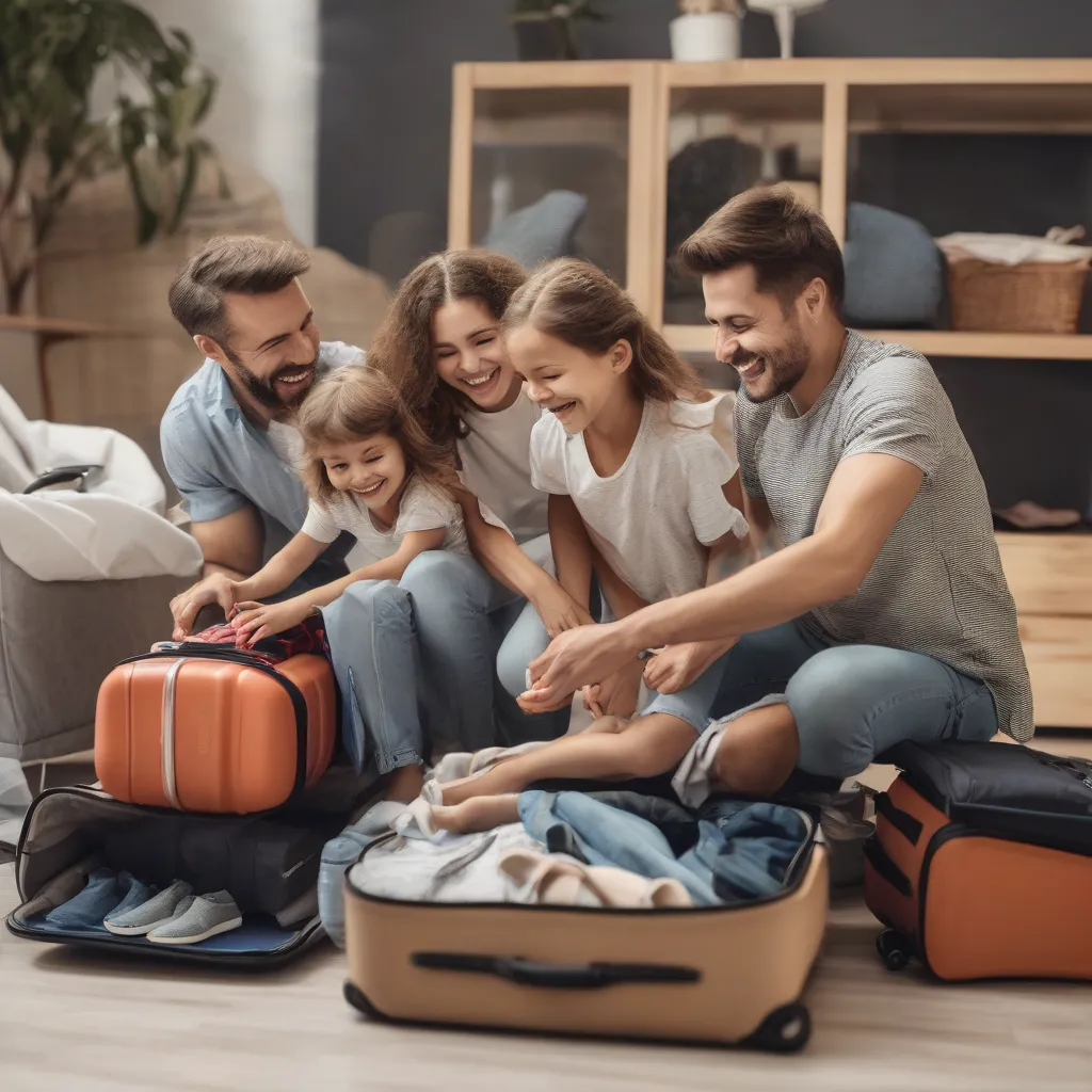 Family Packing for Vacation