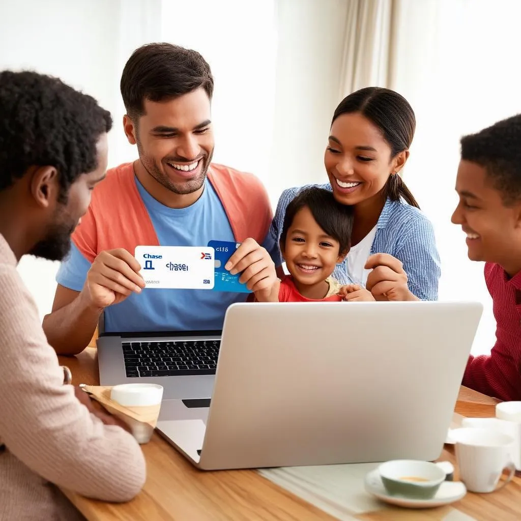 Family Planning a Trip with Chase Travel Rewards