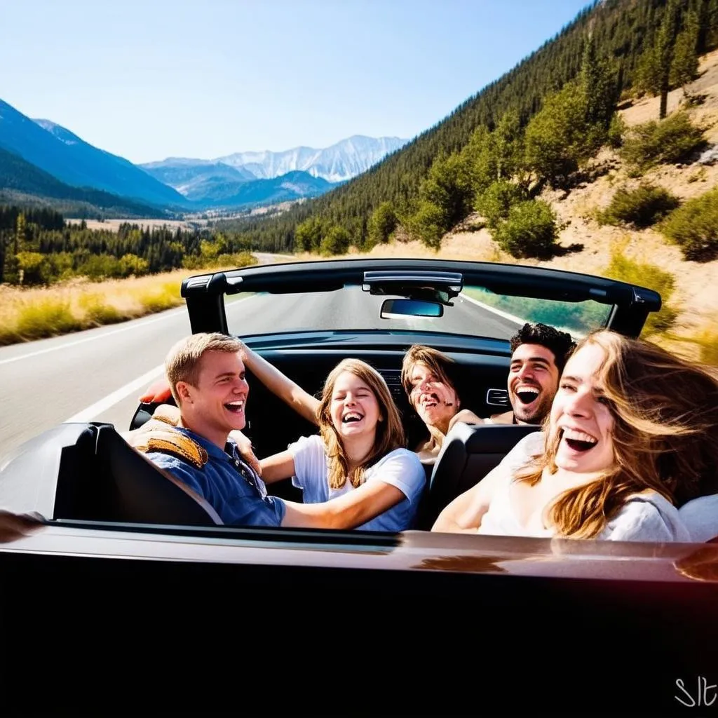 Family on a Road Trip