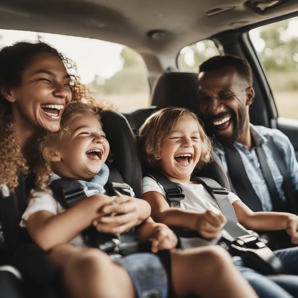 Family Road Trip with Car Seat