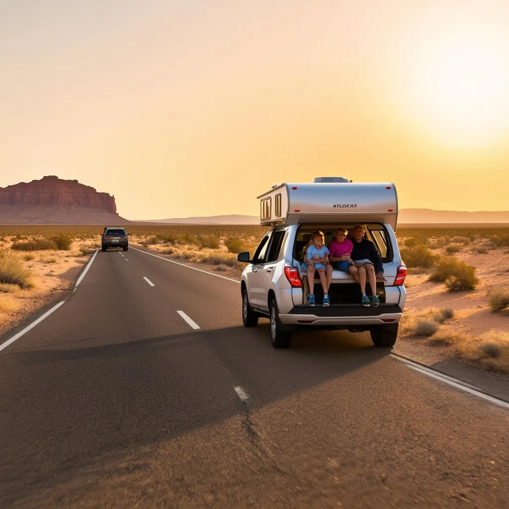 Family Travel Trailer Road Trip