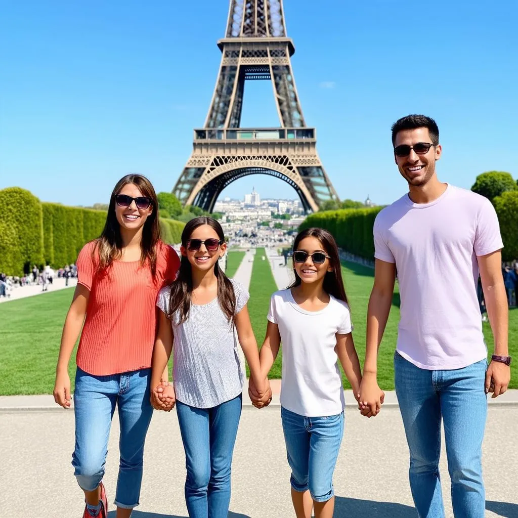 Family Traveling Abroad