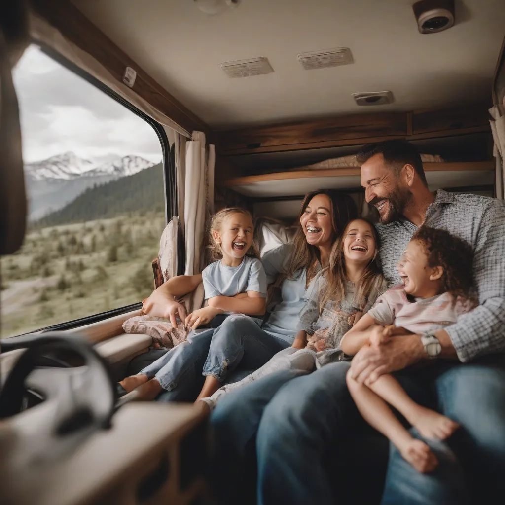 Family Traveling in RV