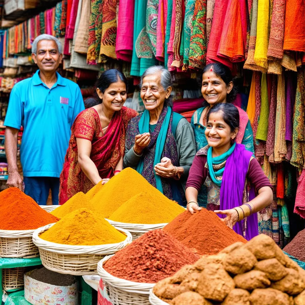 Family Traveling India