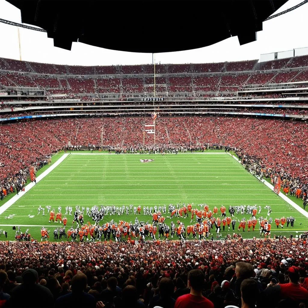 Fans at NFL Game