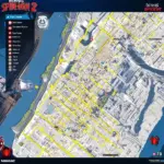 Spider-Man 2 Fast Travel Map