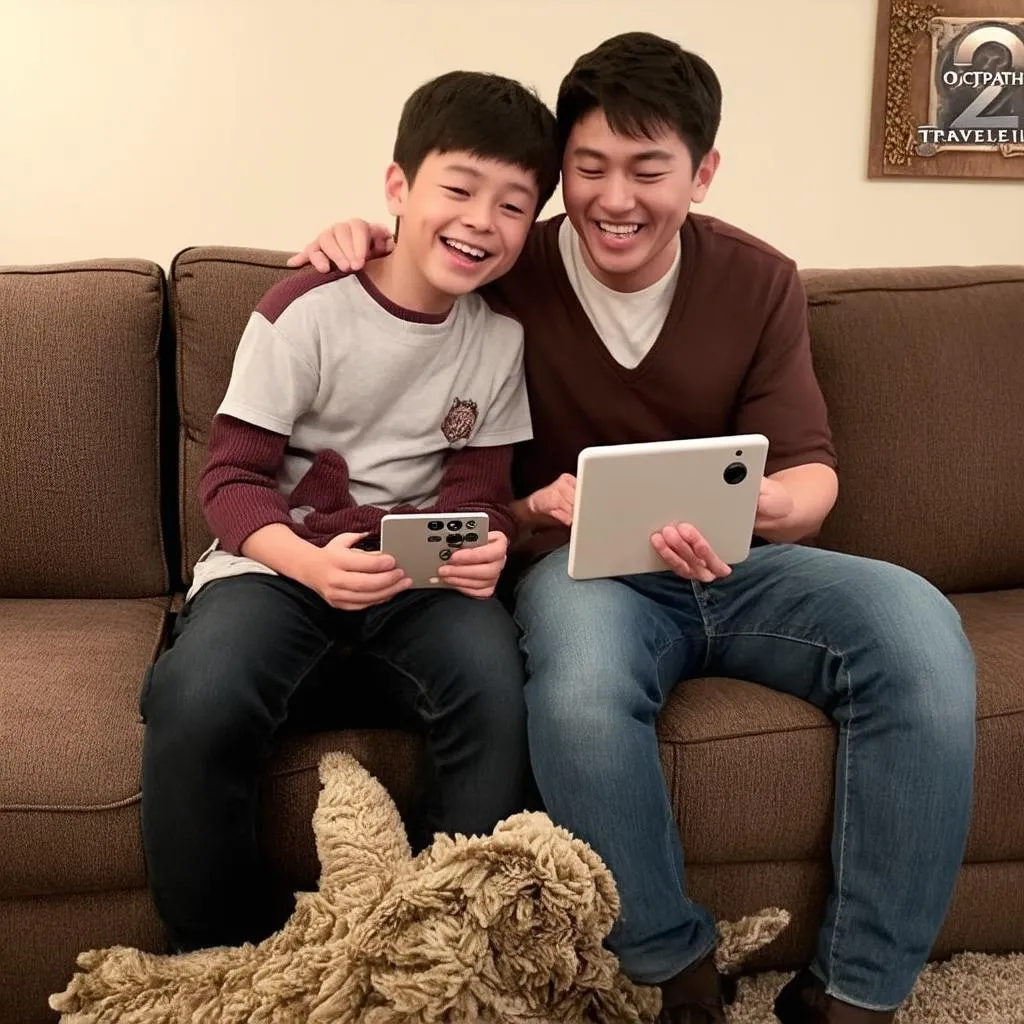 Father and Son Gaming