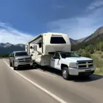 Fifth Wheel Towing Truck