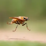 Flea Jumping Long Distance