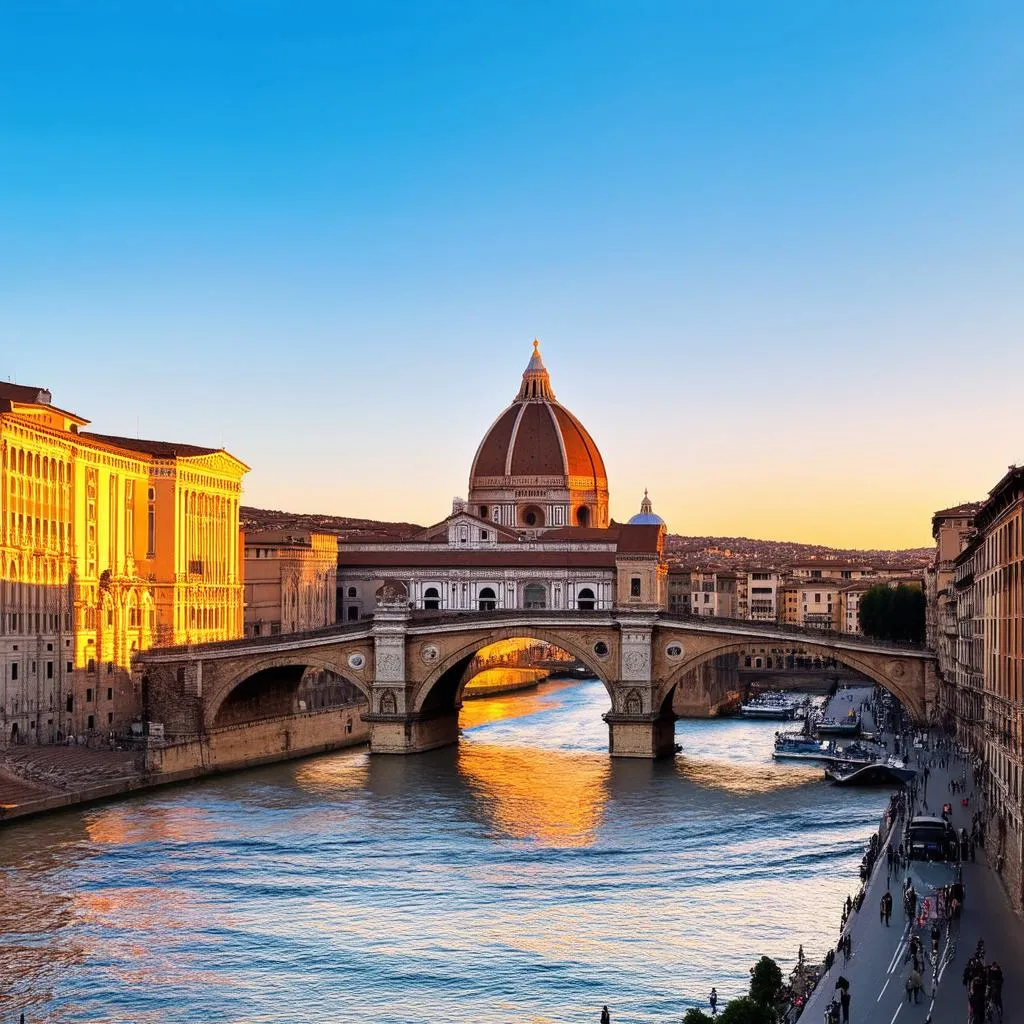 Florence Duomo at Sunset