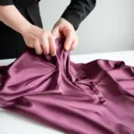 Folding a Silk Dress