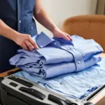 Folding a Dress Shirt for Travel