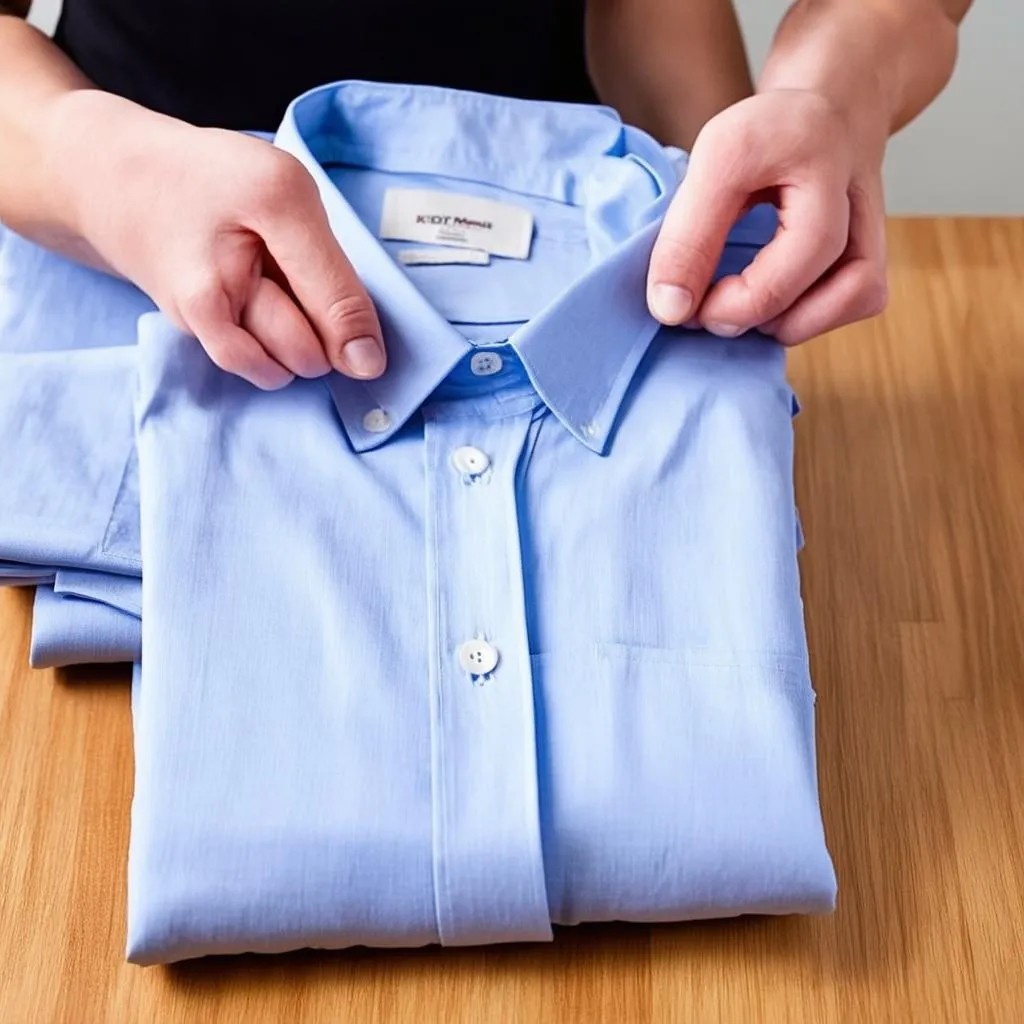 Folding Shirts KonMari Method