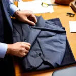 Folding a Suit Jacket