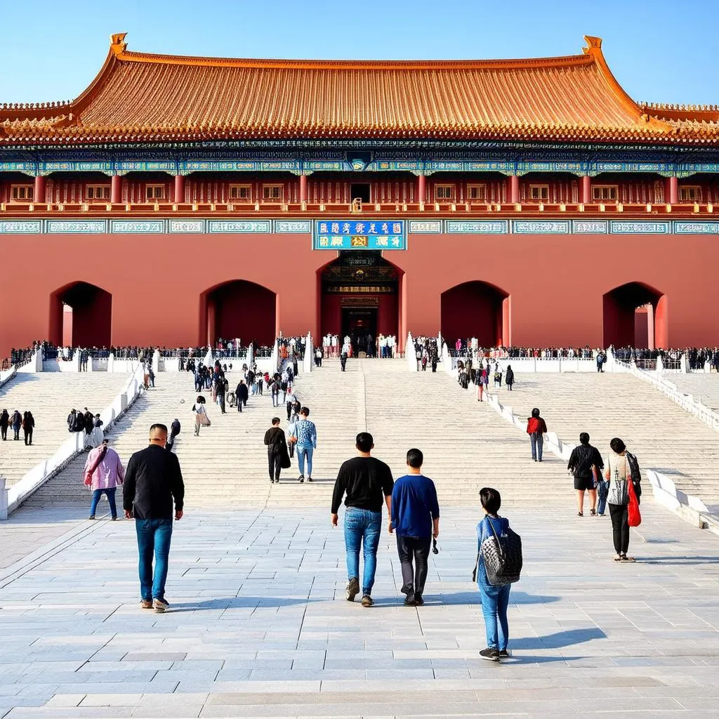 Forbidden City in Beijing, China