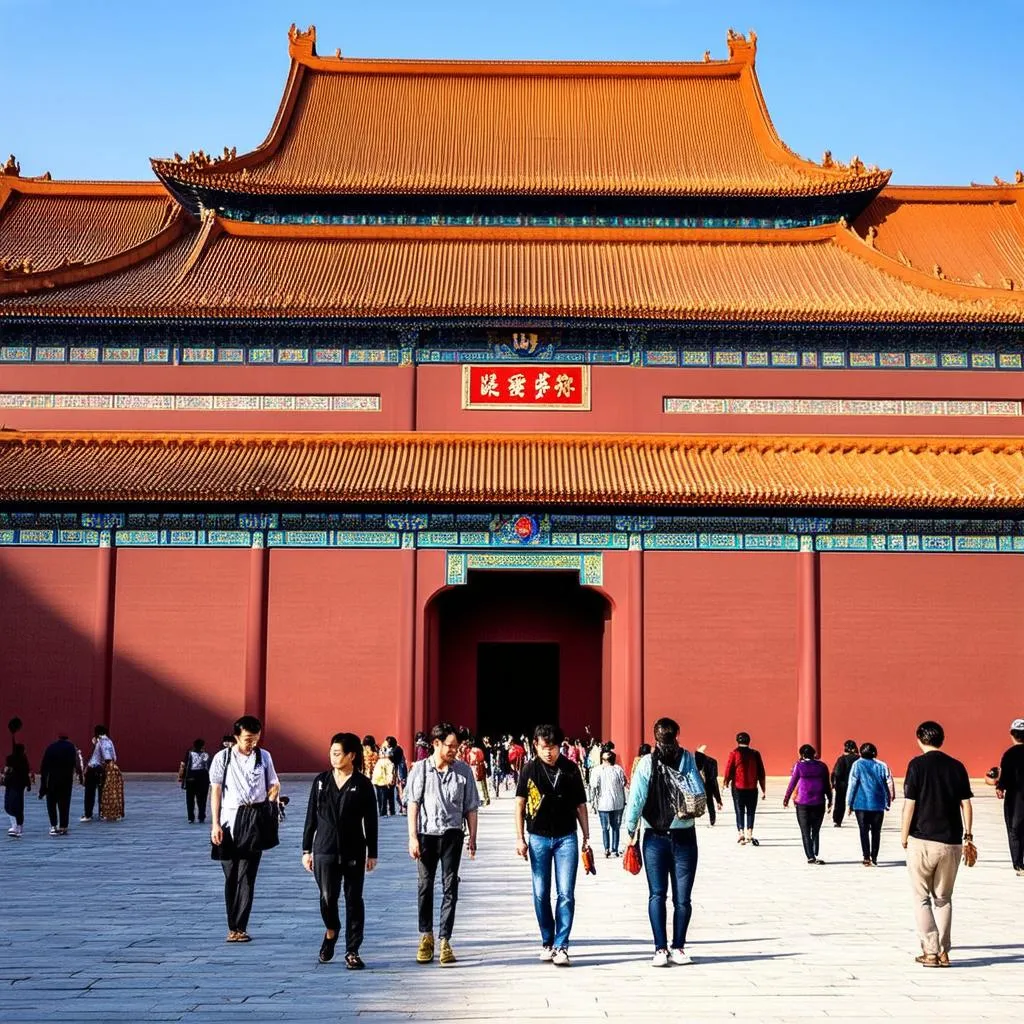 The Forbidden City in Beijing