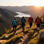 Hiking with a View