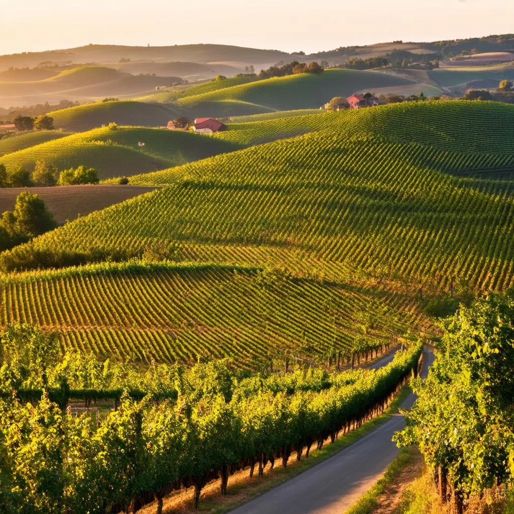 Peaceful French countryside