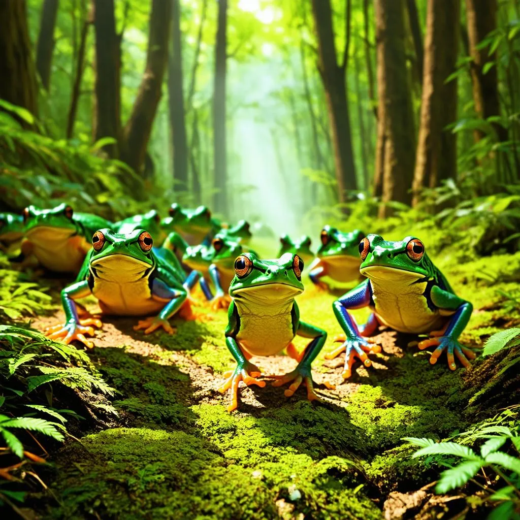 A Group of Frogs Were Traveling: A Journey of Friendship and Exploration