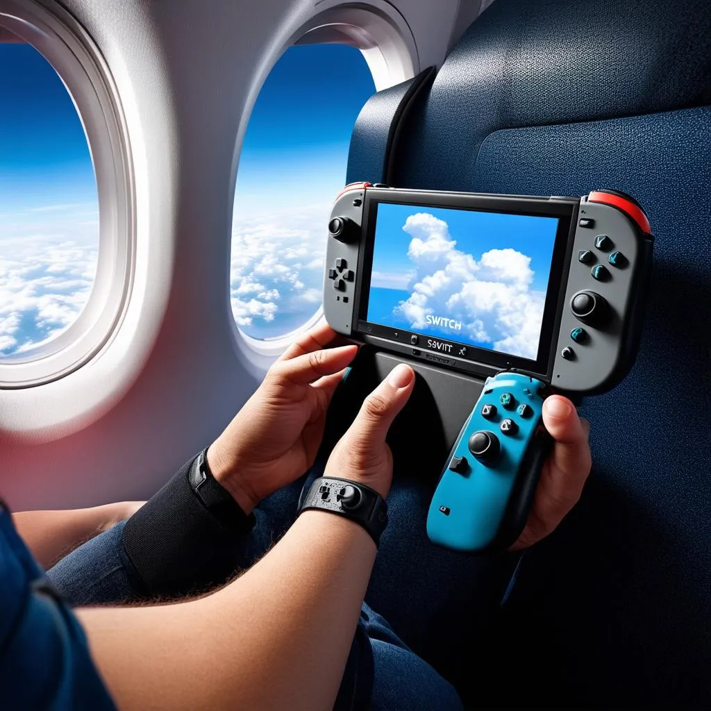 Gaming on Airplane