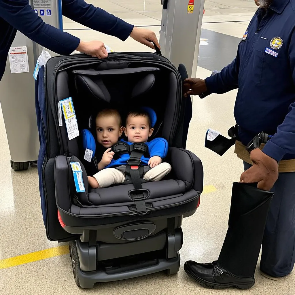 Gate Checking Car Seat