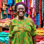 Smiling Ghanaian Woman