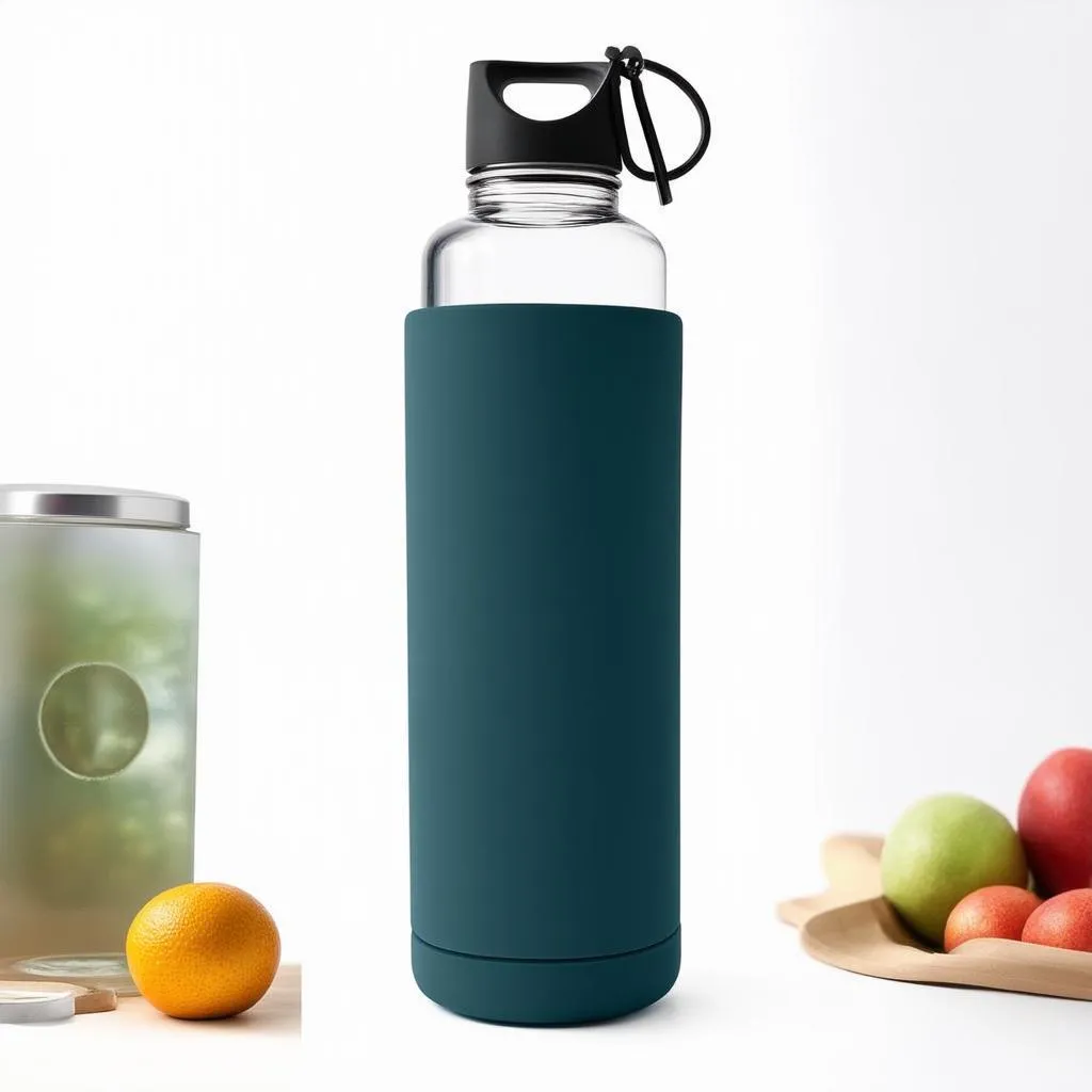 Glass Water Bottle for Travel