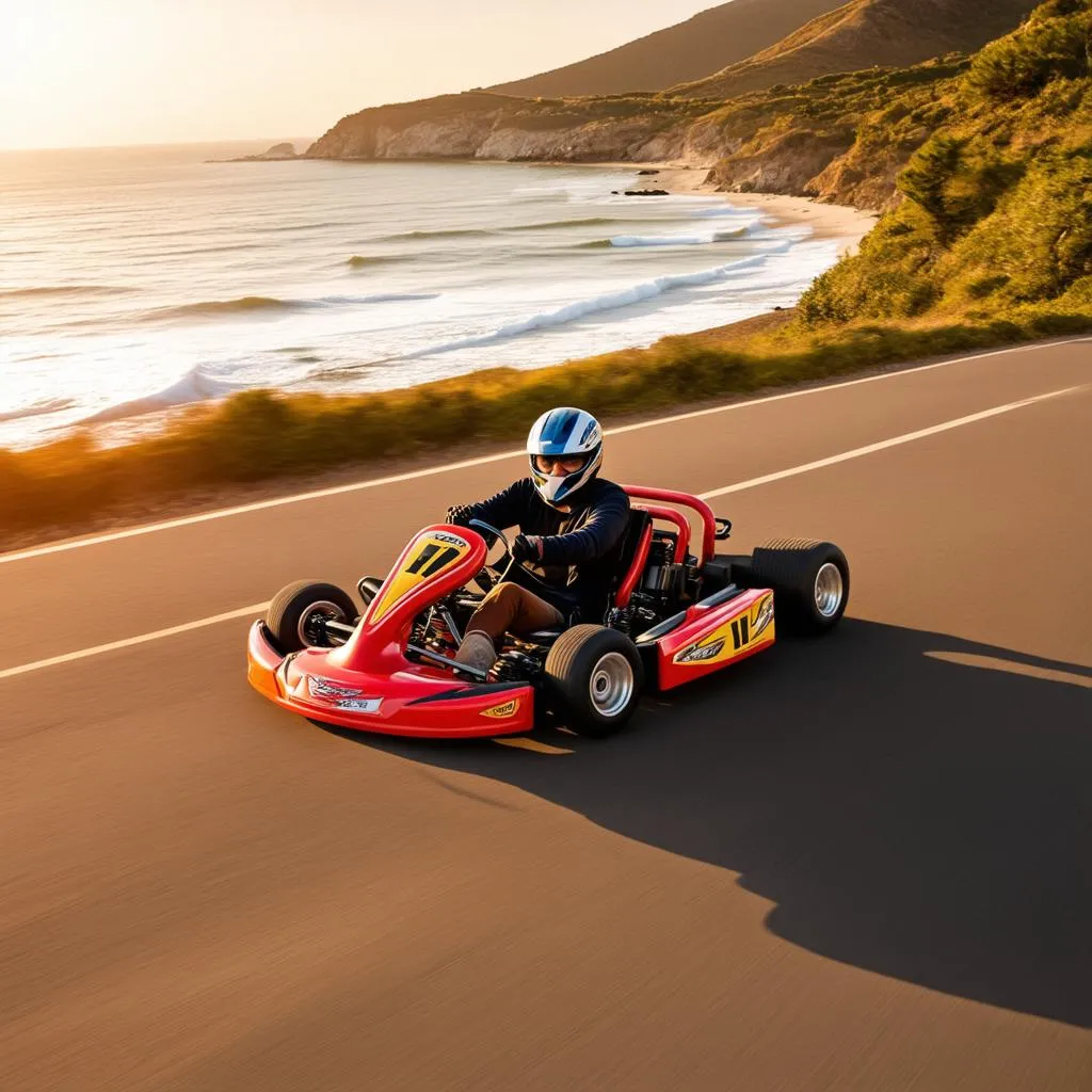 Go-Karting on Coastal Road