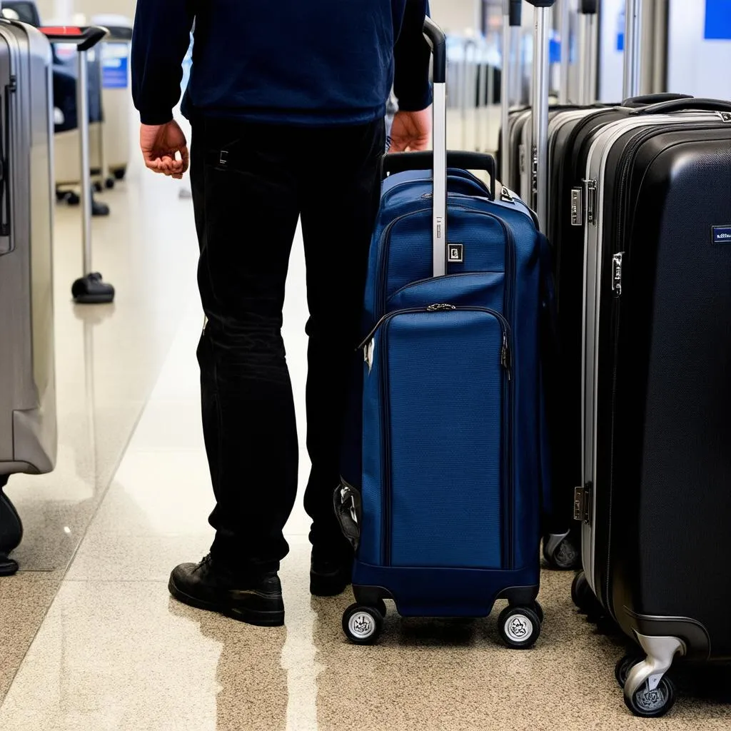 Golf Travel Bag at the Airport