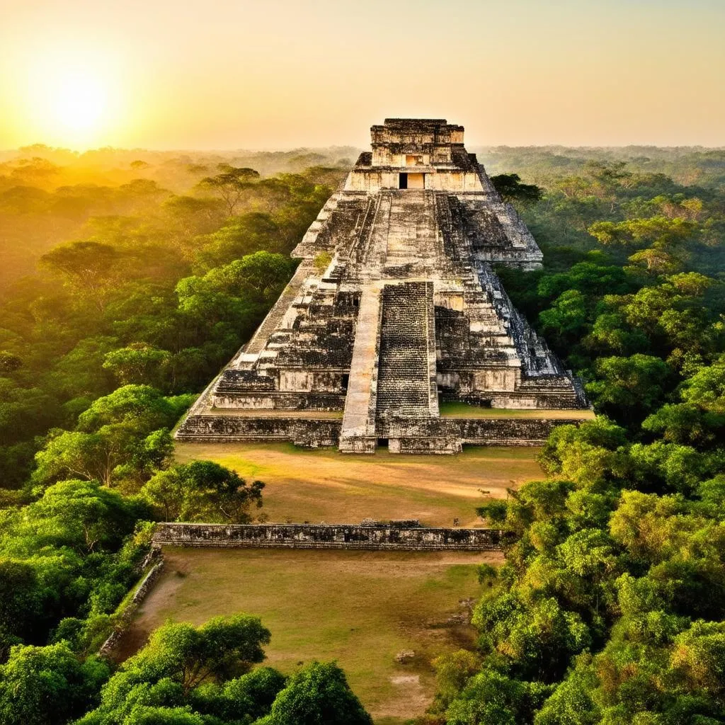 Ancient Mayan Ruins of Tikal, Guatemala