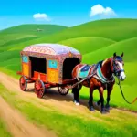 Gypsy Caravan on a Country Road